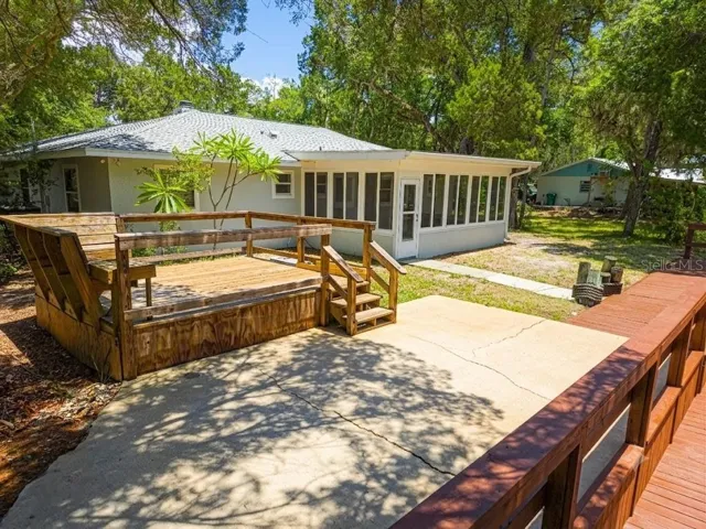 Rear of home facing north