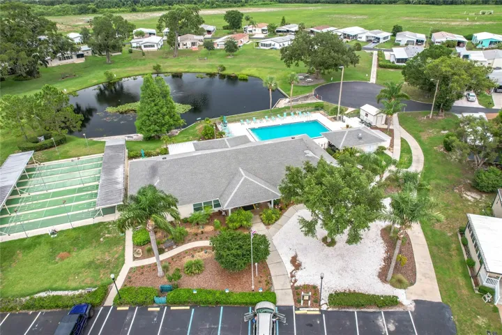 Aerial of community amenities