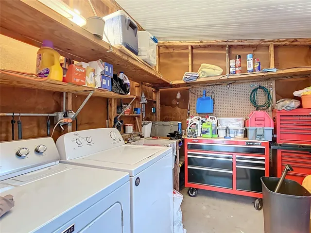 Laundry and Storage room
