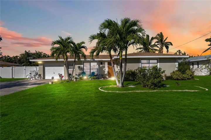 Twilight view front