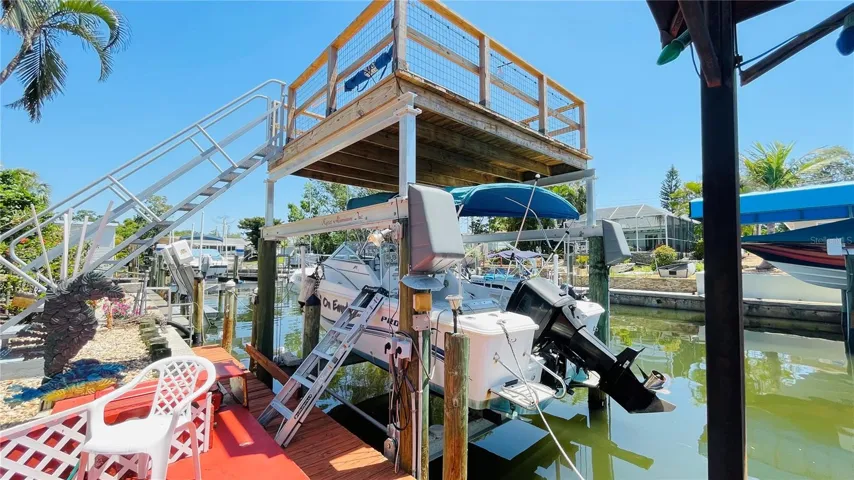 Boat and observation deck