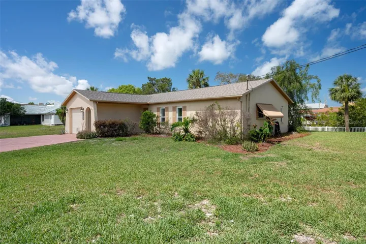 Corner lot location offers added privacy and space.