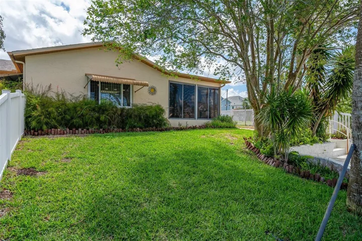 Generous lot with space to enjoy outdoor living.