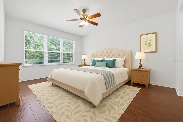 1. Master Bedroom staged