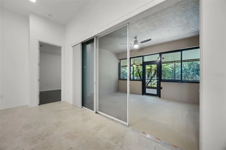 Enclosed patio