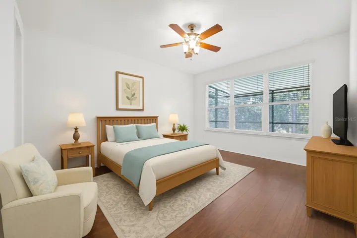 2. Master Bedroom staged