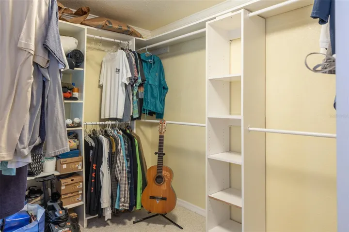 Walk in closet on 2nd floor.