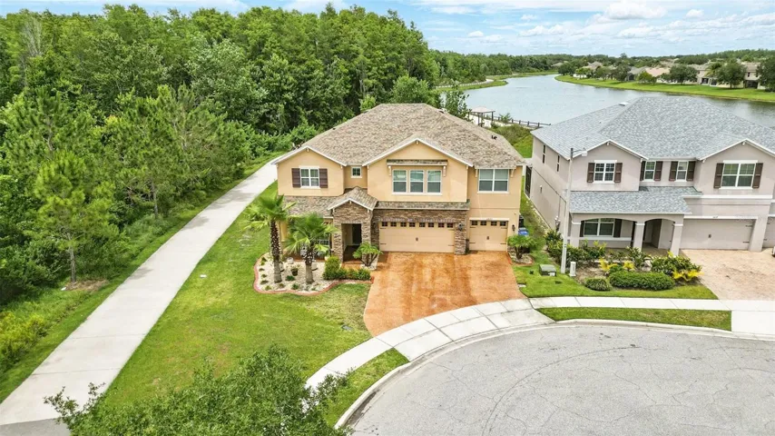 Front Elevation Aerial View