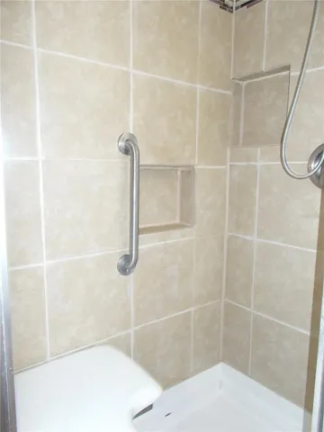 Handicap equipped shower