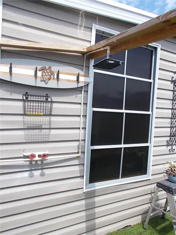 Outside shower