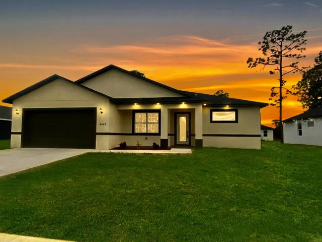 Front at sunset