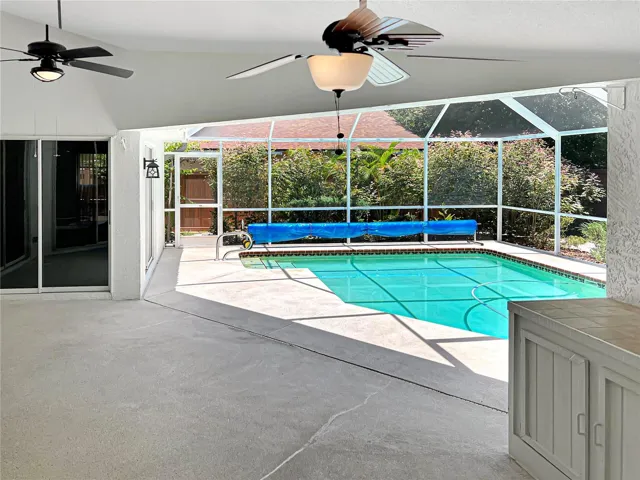 Lanai and Pool Area