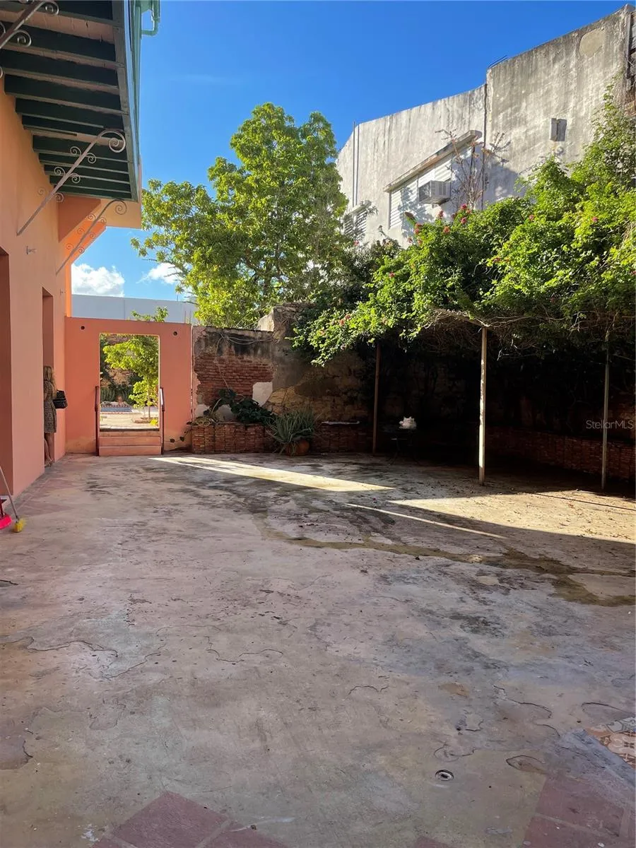 Open patio