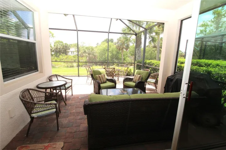 Covered area of your private lanai....