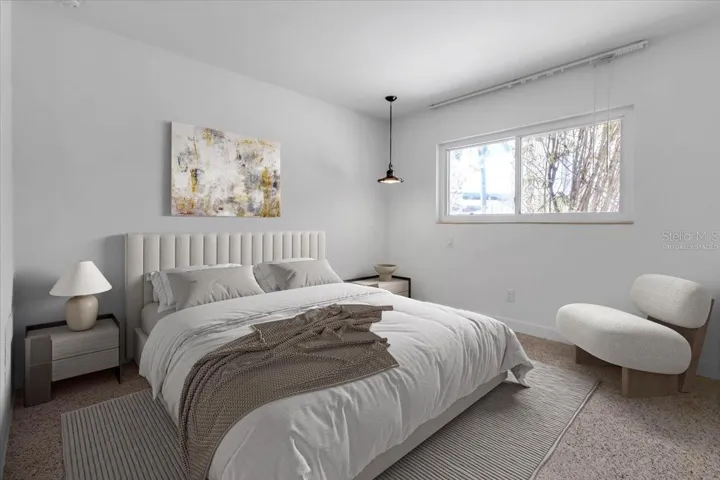 Virtually staged bedroom 2