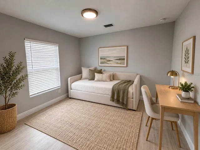 Virtually staged