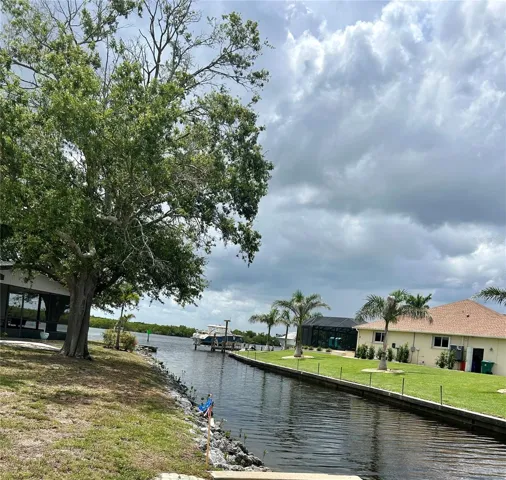 Canal leading to the Peace River