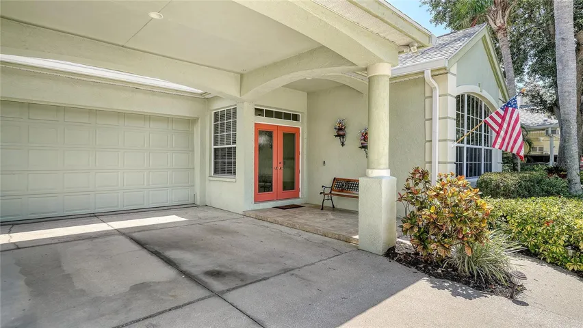 2 Car Attached Garage + Double Port Cochere