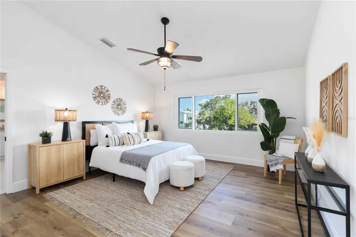 Large, private primary suite