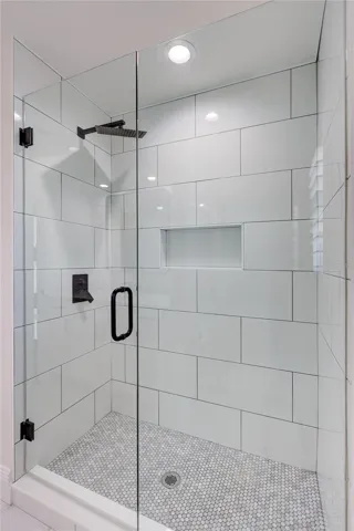 Bath 3 has a shower.