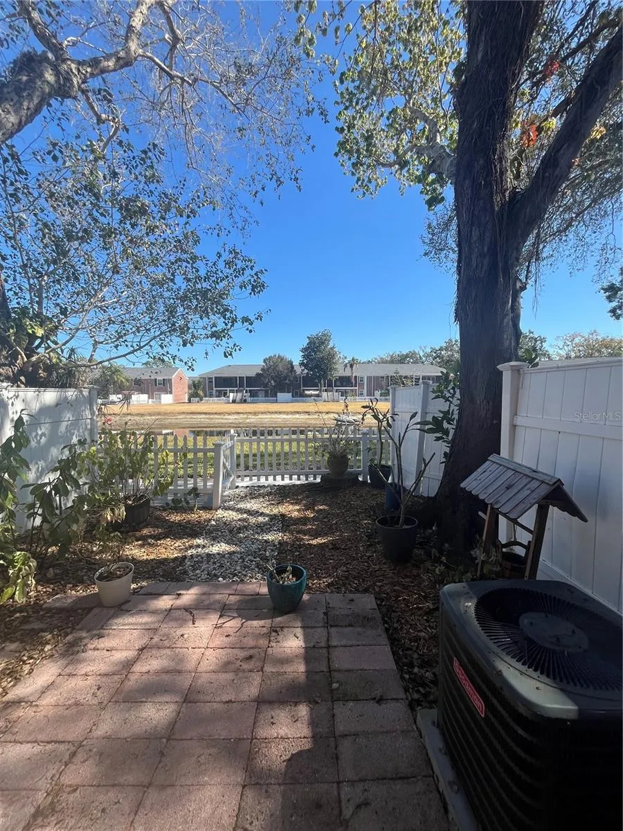 Back fence area