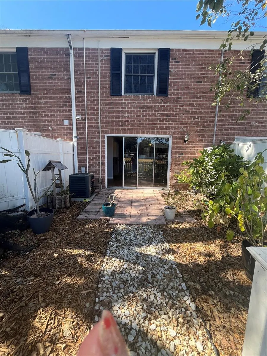Back of townhomes