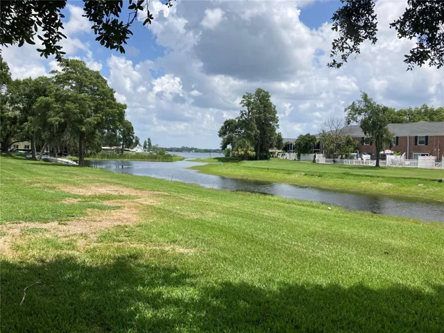 Lake view from backyard