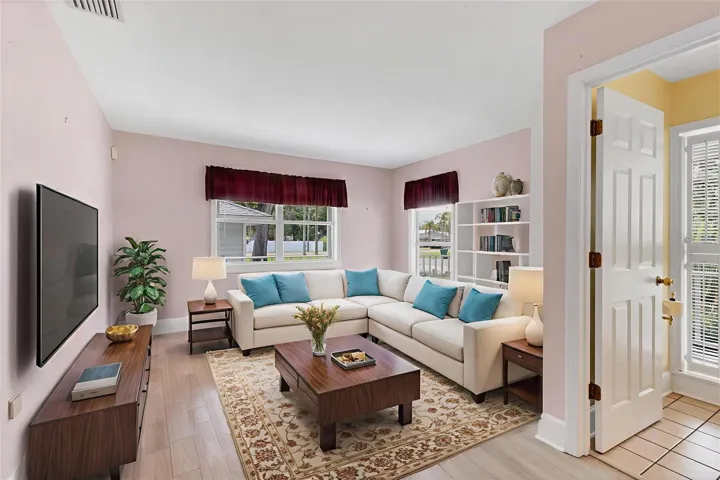 Formal Living Room virtually staged