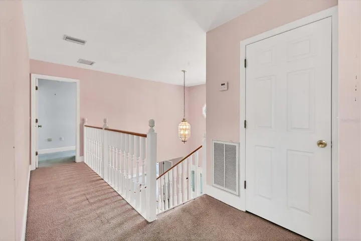 Upstairs landing leading to bonus room