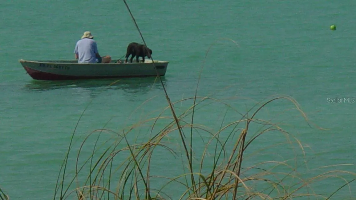 Jon boat fishing with friend