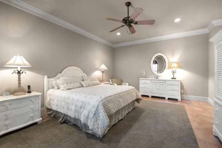 2nd Primary Bedroom on 1st Floor - has a separate entrance, so could be used as a Mother-In-Law or Nanny Room