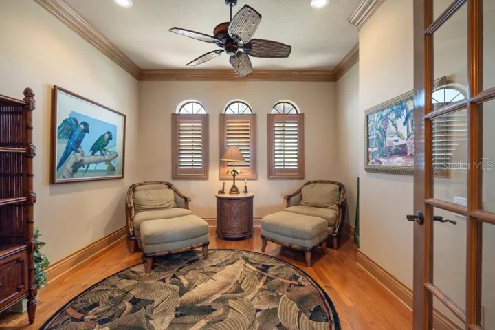 Sitting Room at top of 2nd level with french doors