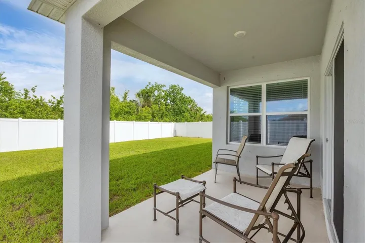 Covered Rear Patio
