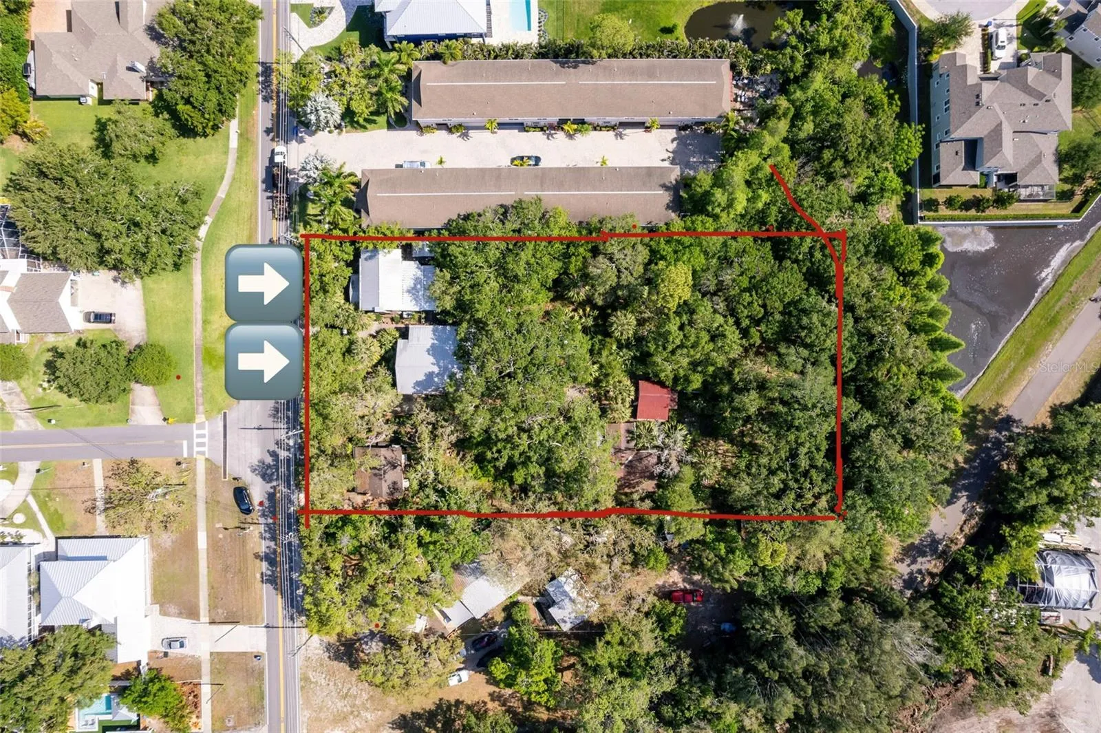 Aerial View - Approximate Property Lines