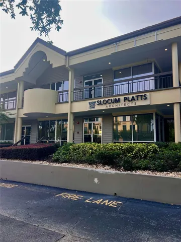 Front of building