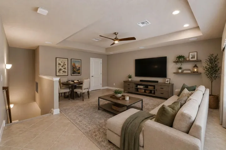 Staged Photo for Upstairs Bonus Room