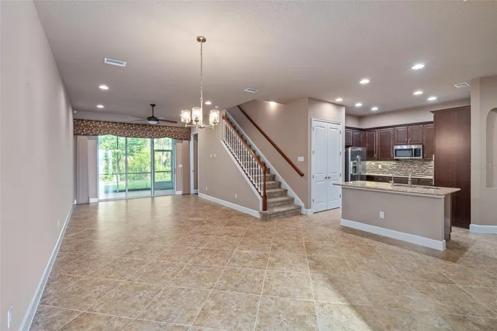 View from Foyer into Living Areas