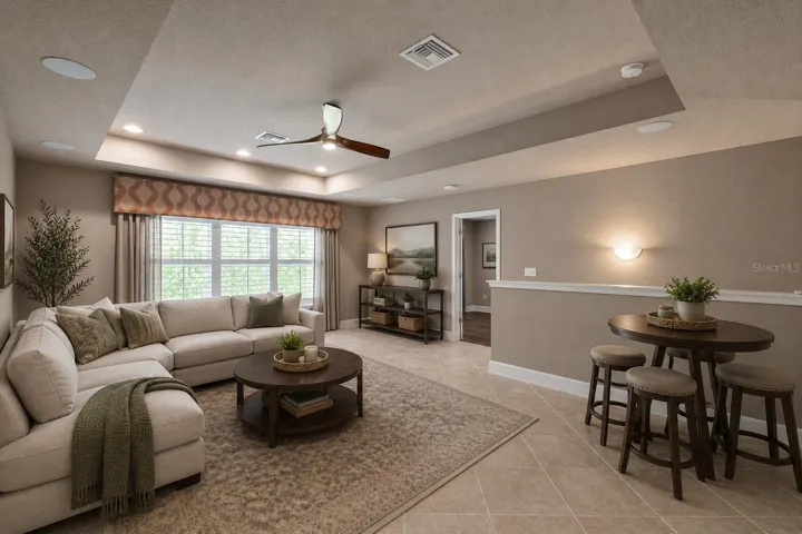 Staged Bonus Room