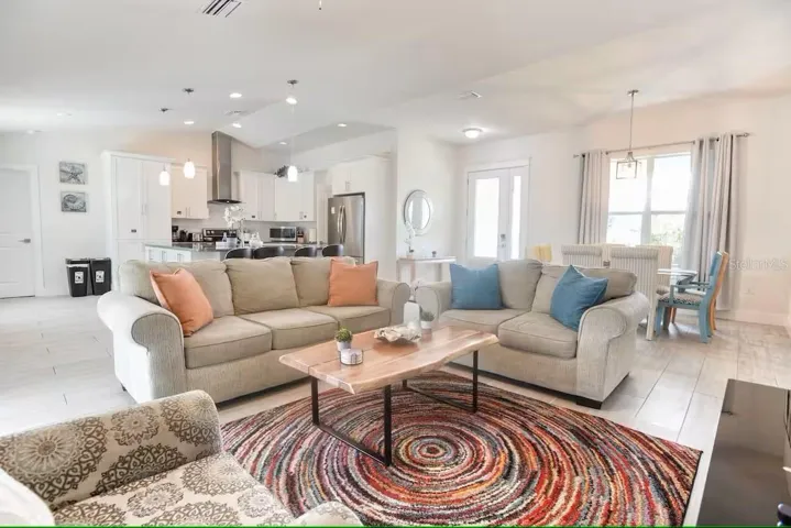 Open concept living room