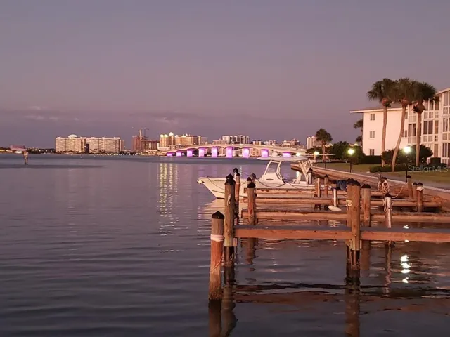 View to the John Ringling bridge and downtown Sarasota