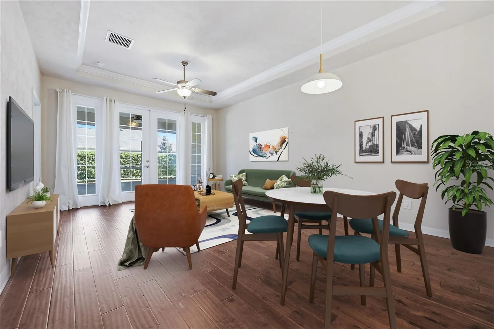 Dining Area Virtually Staged