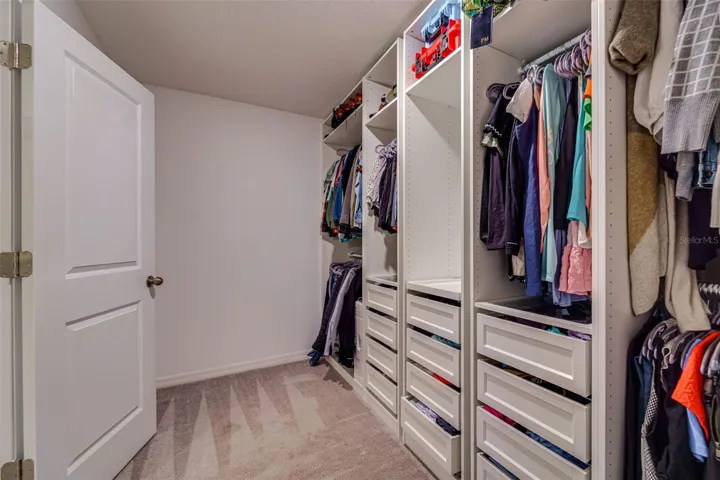 Primary closet