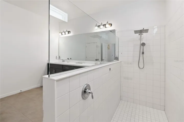 Huge shower in Master Bathroom