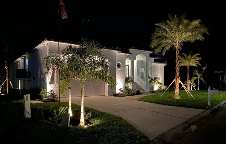 Front at night -3840 Rudder Way, New Port Richey, FL