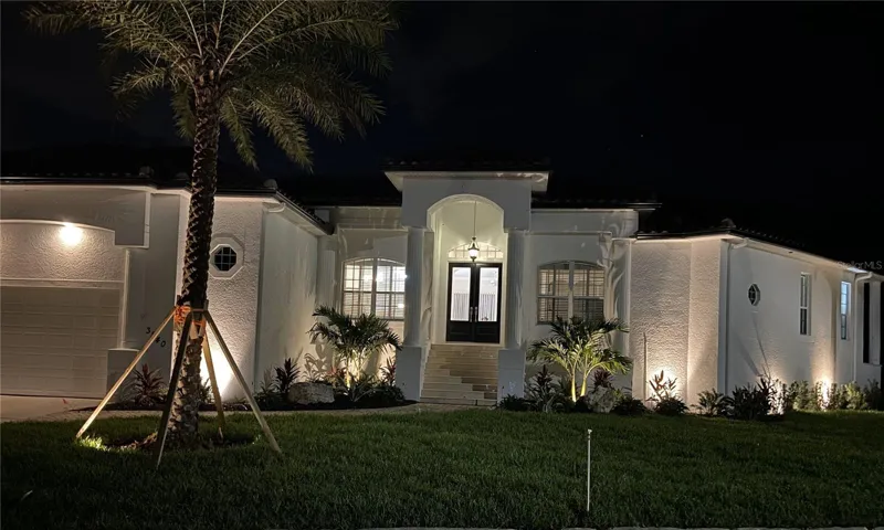 Front at night -3840 Rudder Way, New Port Richey, FL