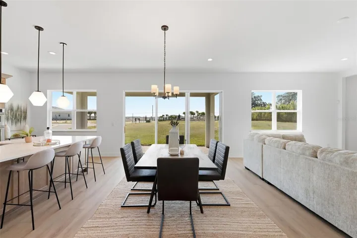Open concept living space