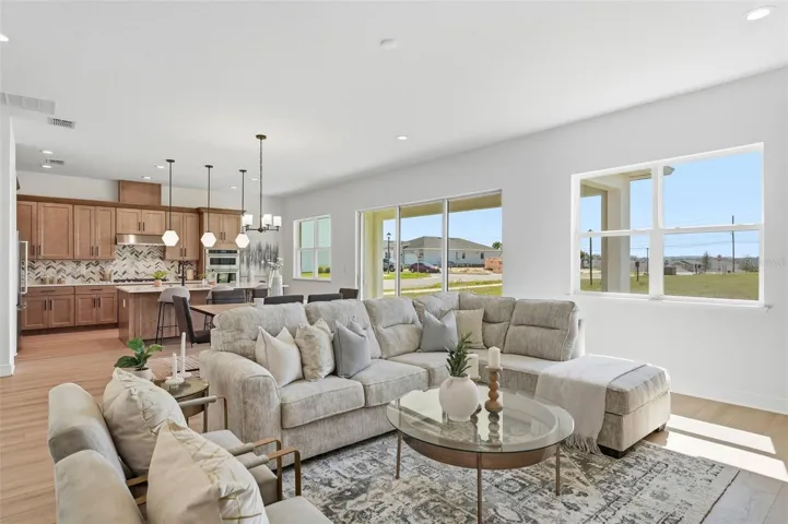 Great room with ton of natural lighting