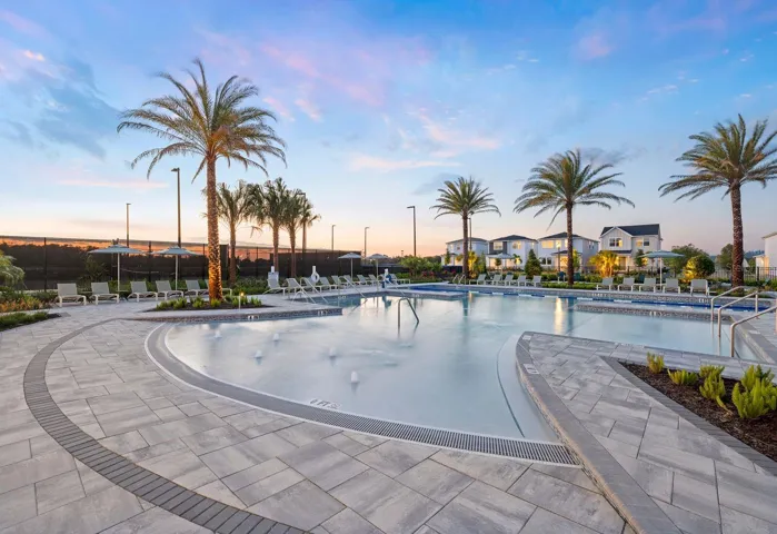 Resort style pool