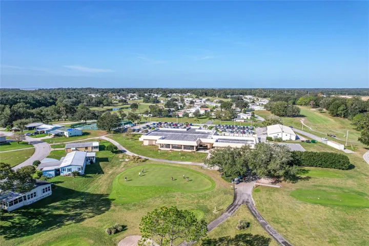 Golf club complex and sports courts