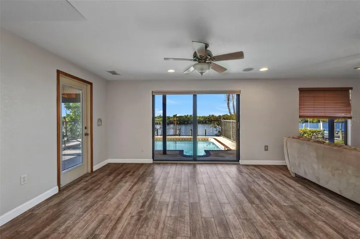 View from the front door, as you enter the house